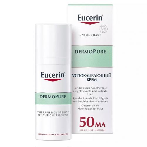Эуцерин Успокаивающий, увлажняющий крем для проблемной кожи, 50 мл (Eucerin, DermoPure)