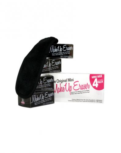Мейкап Эрейзер Мини-салфетки для снятия макияжа, черные,  4 шт (MakeUp Eraser, Mini)