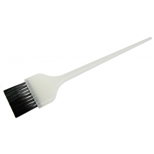 Деваль Про Кисть для окрашивания, белая с черной прямой щетиной, широкая, 45 мм (Dewal Pro, Кисти парикмахерские)