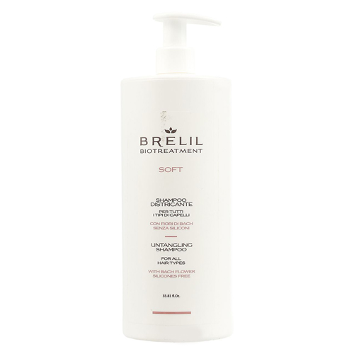 Брелил Профессионал Шампунь для непослушных волос 1000 мл (Brelil Professional, Biotreatment, Soft)