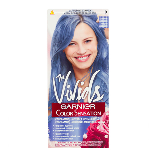 Гарньер Краска для волос Color Sensation Vivids Дымчато-голубой 110 мл (Garnier, Окрашивание, Color Sensation Vivids)