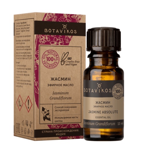 Ботавикос Эфирное масло 100% Жасмин крупноцветковый, 10 мл (Botavikos, Эфирные масла)
