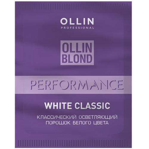 Оллин Классический осветляющий порошок белого цвета, 30 г (Ollin Professional, Уход за волосами, Ollin Blond)