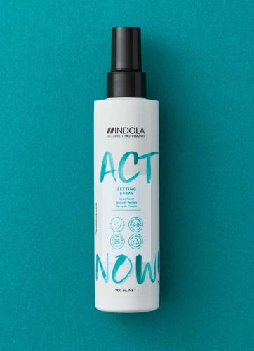 Индола Моделирующий спрей Act Now Setting Spray для укладки волос, 200 мл (Indola, Стайлинг), фото-2