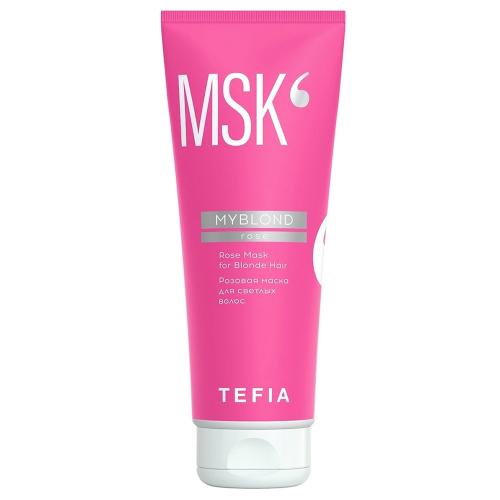Тефия Розовая маска для светлых волос, 250 мл (Tefia, MyBlond)