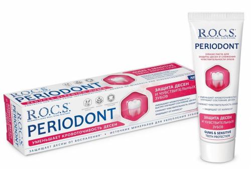 Рокс Зубная паста для защиты десен и чувствительных зубов Periodont, 94 г (R.O.C.S, Зубные пасты Adults)