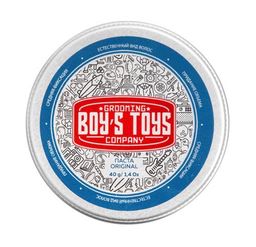 Бойс Тойс Паста для укладки волос средней фиксации с низким уровнем блеска Original Defining Matte Paste, 40 г (Boys Toys, Стайлинг), фото-3