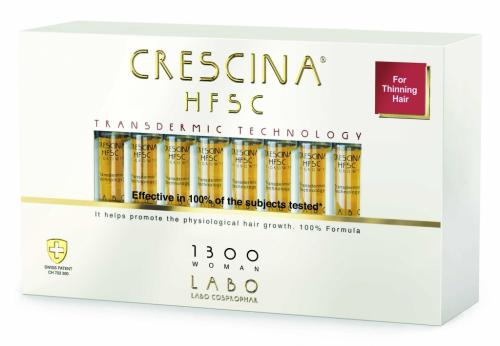 Кресцина 1300 Лосьон для возобновления роста волос у женщин Transdermic Re-Growth HFSC, №20 (Crescina, Transdermic)