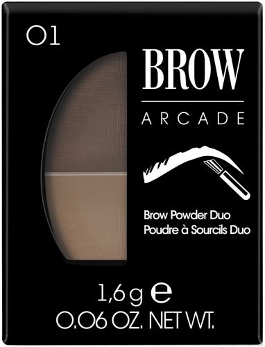 Вивьен Сабо Двойные тени для бровей Brow Arcade, тон  01 (Vivienne Sabo, Брови)