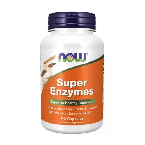 Нау Фудс Супер Энзимы, 90 капсул (Now Foods, Волокна, пробиотики, ферменты)