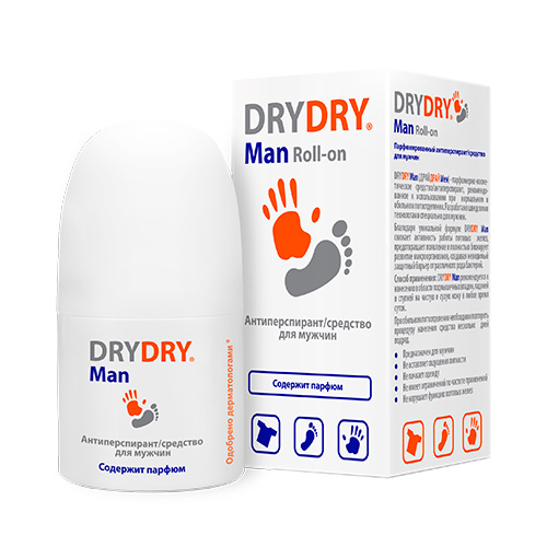 Драй-Драй Средство от потоотделения для мужчин, 50 мл (Dry-Dry, Man)