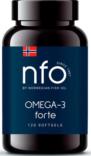 Норвегиан Фиш Ойл Омега 3 форте, 120 капсул (Norwegian Fish Oil, Омега 3)
