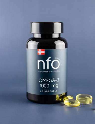 Норвегиан Фиш Ойл Омега 3 1000 мг, 60 капсул (Norwegian Fish Oil, Омега 3), фото-8