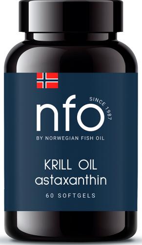 Норвегиан Фиш Ойл Комплекс Омега-3 и астаксантина, 60 капсул (Norwegian Fish Oil, Омега 3)