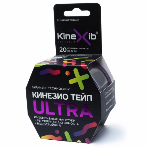 Кинексиб Кинезио тейп Ultra 5 м х 5 см, фиолетовый (Kinexib, Тейпы)