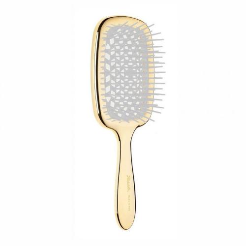 Джанеке Щетка Superbrush Rectangular для волос, золотая с белым, 21,5 x 9 x 3,5 см (Janeke, Щетки)
