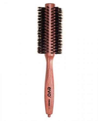 Эво Круглая щетка [Брюс] с натуральной щетиной для волос, диаметр 22 мм (Evo, brushes)
