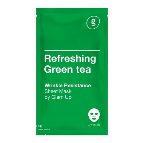 Освежающая тканевая маска с экстрактом зеленого чая, 21 г ()