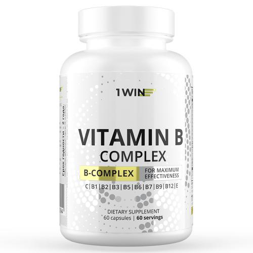 1Вин Комплекс витаминов группы В, 60 капсул (1Win, Vitamins & Minerals)