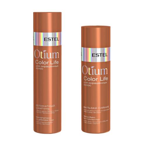 Эстель Набор для окрашенных волос (бальзам 200 мл + шампунь 250 мл) (Estel Professional, Otium, Color life)