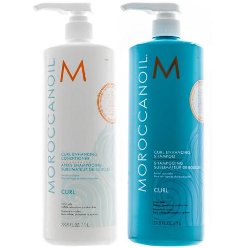 Морокканойл Набор для вьющихся волос (кондиционер 1000 мл + шампунь 1000 мл) (Moroccanoil, Curl)