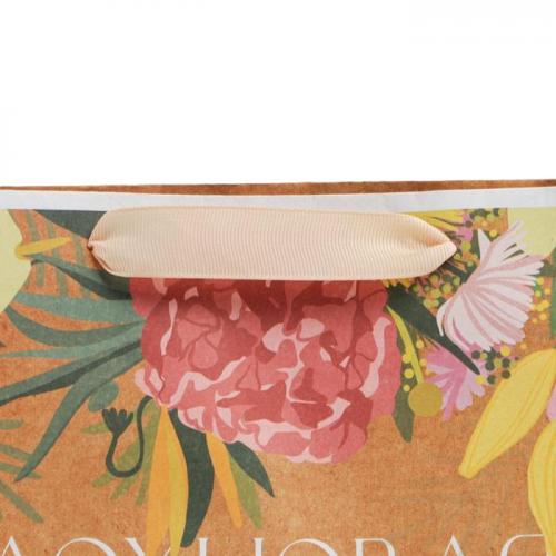 Пакет крафтовый горизонтальный «Вдохновляй красотой» 23 × 27 × 11.5 см (Подарочная упаковка, Пакеты), фото-3