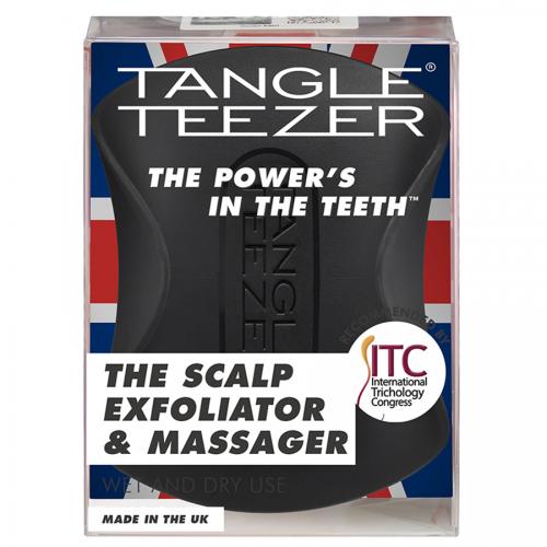 Тангл Тизер Щетка для массажа головы Onyx Black, черная (Tangle Teezer, Scalp Exfoliator and Massager), фото-6