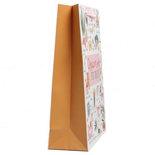 Пакет ламинированный вертикальный «Счастье это просто», 31 × 40 × 11,5 см (Подарочная упаковка, Пакеты), фото-2