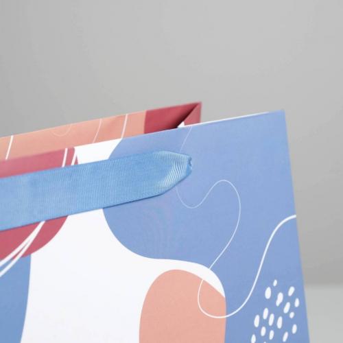 Пакет ламинированный квадратный Only For You, 30 × 30 × 12 см (Подарочная упаковка, Пакеты), фото-4
