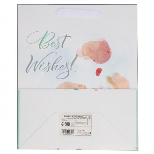 Пакет ламинированный «Для тебя», 25,4 × 30,5 × 12,7 см (Подарочная упаковка, Пакеты), фото-5