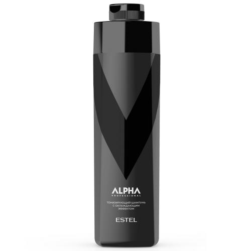 Эстель Тонизирующий шампунь с охлаждающим эффектом для волос, 1000 мл (Estel Professional, Alpha homme, Уход)