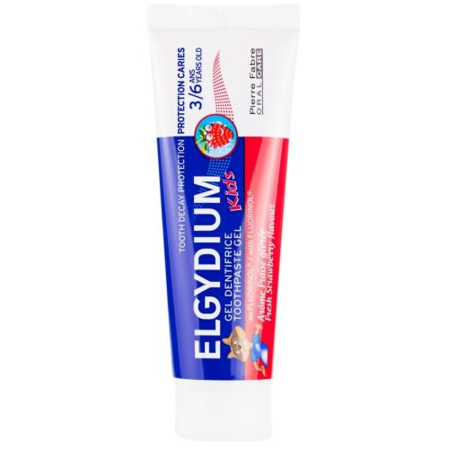 Эльгидиум Зубная паста-гель с ароматом клубники для детей от 3 до 6 лет, 50 мл (Elgydium, ), фото-2