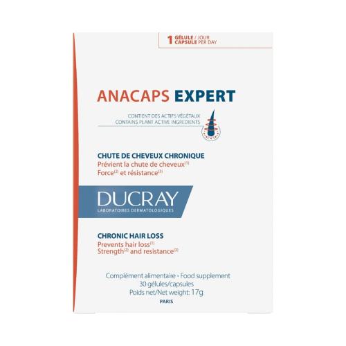 Дюкрэ Биологически активная добавка к пище Expert при выпадении волос, 30 капсул (Ducray, Anacaps)