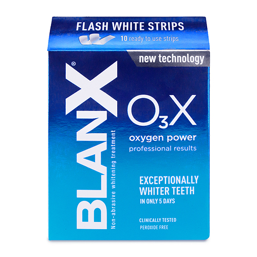 Бланкс Отбеливающие полоски O3X Flash White Strips Сила кислорода (Blanx, Специальный уход Blanx)