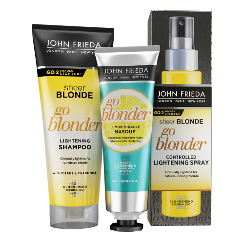 Джон Фрида Шампунь осветляющий для натуральных, мелированных и окрашенных волос Go Blonder, 250 мл (John Frieda, Sheer Blonde), фото-9