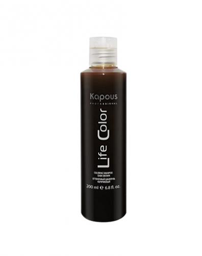 Капус Профессионал Оттеночный шампунь для волос Life Color Коричневый 200 мл (Kapous Professional, Kapous Professional, Life Color)