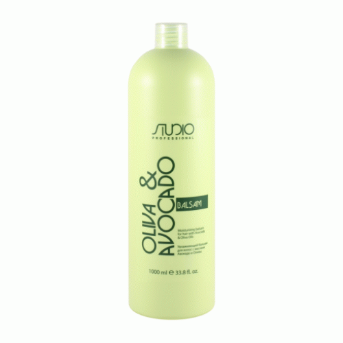 Капус Профессионал Бальзам увлажняющий для волос с маслами авокадо и оливы, 1000 мл (Kapous Professional, Studio Professional, Oliva & Avocado)