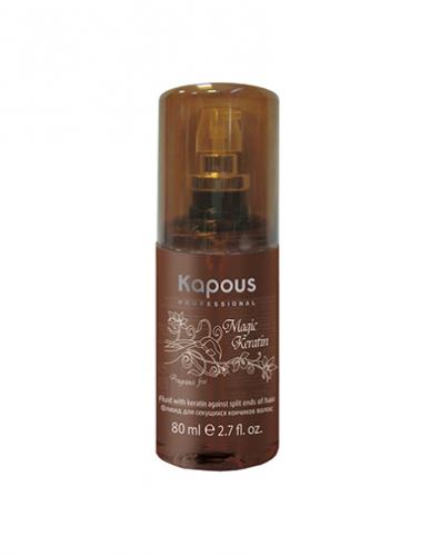Капус Профессионал Флюид для секущихся кончиков волос с кератином 80 мл (Kapous Professional, Fragrance free, Magic Keratin)