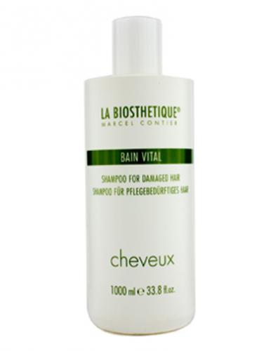 Ля Биостетик Natural Cosmetic Bain Vital Шампунь для поврежденных волос 1000 мл (La Biosthetique, Natural cosmetic)