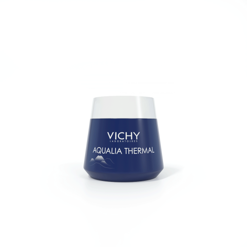 Виши Ночной гель-маска для увлажнения чувствительной и усталой кожи лица Thermal Spa, 75 мл (Vichy, Aqualia Thermal), фото-2