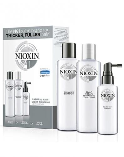 Ниоксин Подарочный набор XXL (Система 1) 300 мл + 300 мл+ 100 мл (Nioxin, 3D система ухода, System 1)
