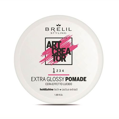 Брелил Профессионал Помада слабой фиксации для создания ультра-блеска Extra Glossy Pomade, 50 мл. (Brelil Professional, Art Creator)