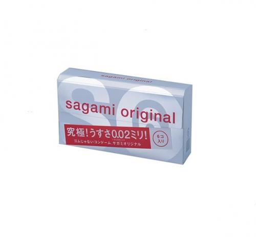 Сагами Презервативы полиуретановые Original 002, 6 шт (Sagami, )