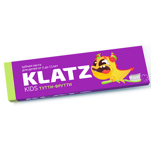 Клатц Детская зубная паста &quot;Тутти-фрутти&quot;, 40 мл (Klatz, Kids), фото-9