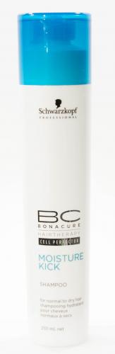 Шварцкопф Профешнл BC Шампунь Интенсивное Сухие волосы для ослабленных волос Moisture Kick Shampoo 250 мл (Schwarzkopf Professional, BC Bonacure, Moisture Kick), фото-2