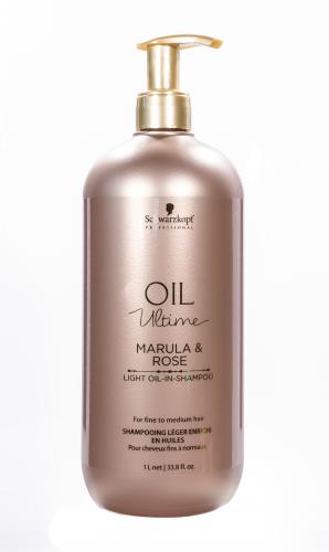 Шампунь для тонких и нормальных волос Lignt-Oil-in-Shampoo, 1000 мл (Oil Ultime), фото-2