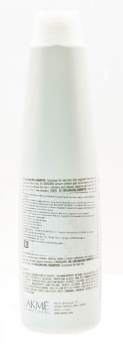 Лакме Balancing shampoo oily hair Шампунь восстанавливающий баланс для жирных волос 300 мл (Lakme, K.Therapy, Purifying), фото-3