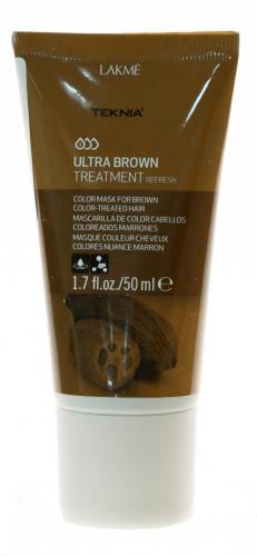 Лакме Ultra brown Средство для поддержания оттенка окрашенных волос &quot;Коричневый&quot; 50 мл (Lakme, Teknia, Ultra brown), фото-2