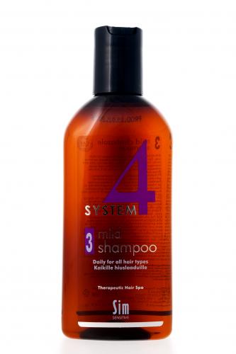 Сим Сенситив Шампунь терапевтический №3 для всех типов волос профилактического применения 215 мл (Sim Sensitive, System 4), фото-5