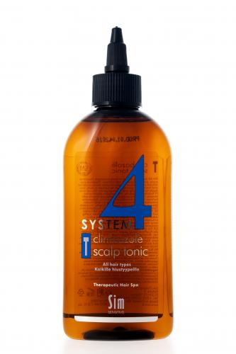 Сим Сенситив Терапевтический тоник &quot;T&quot; для питания и укрепления волос Climbazole Scalp Tonic, 200 мл (Sim Sensitive, System 4), фото-7